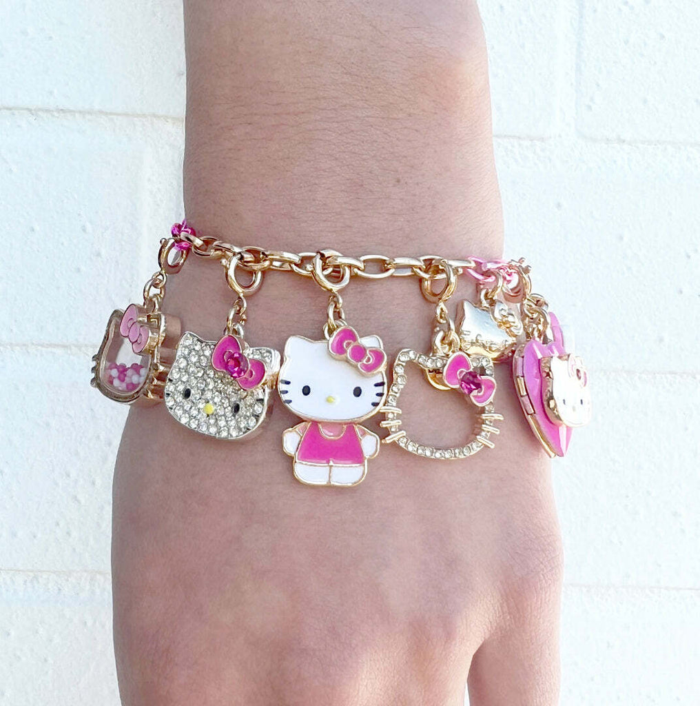 Gold Hello Kitty Locket Charm