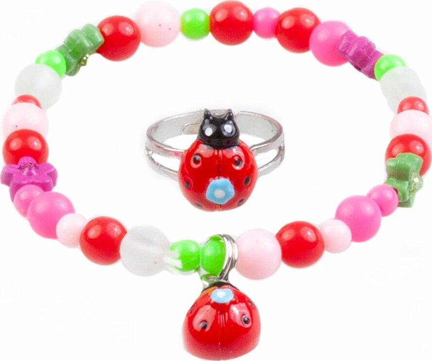 My Fair Ladybug Bracelet & Ring Set (Assorted Colors- sold separately)