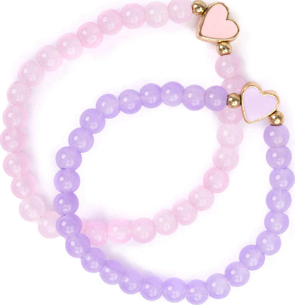 Boutique Chic With all My Heart Bracelets, 2pcs