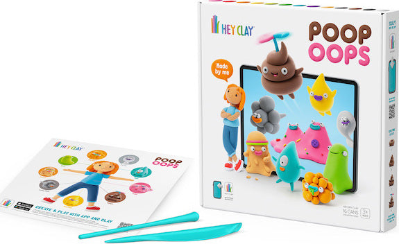 Hey Clay Forest Animals Set Air Dry Clay Kit 15 Cans and Sculpting Tools with Fun Interactive Instructions App