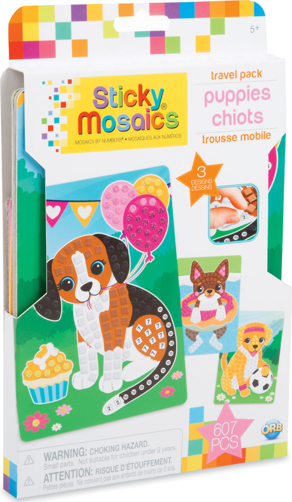 Sticky Mosaics Travel Pack Puppies
