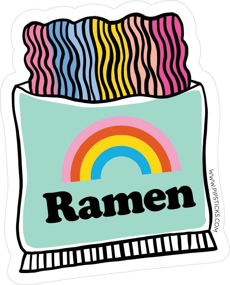 Stickers -  Rainbow Ramen Vinyl