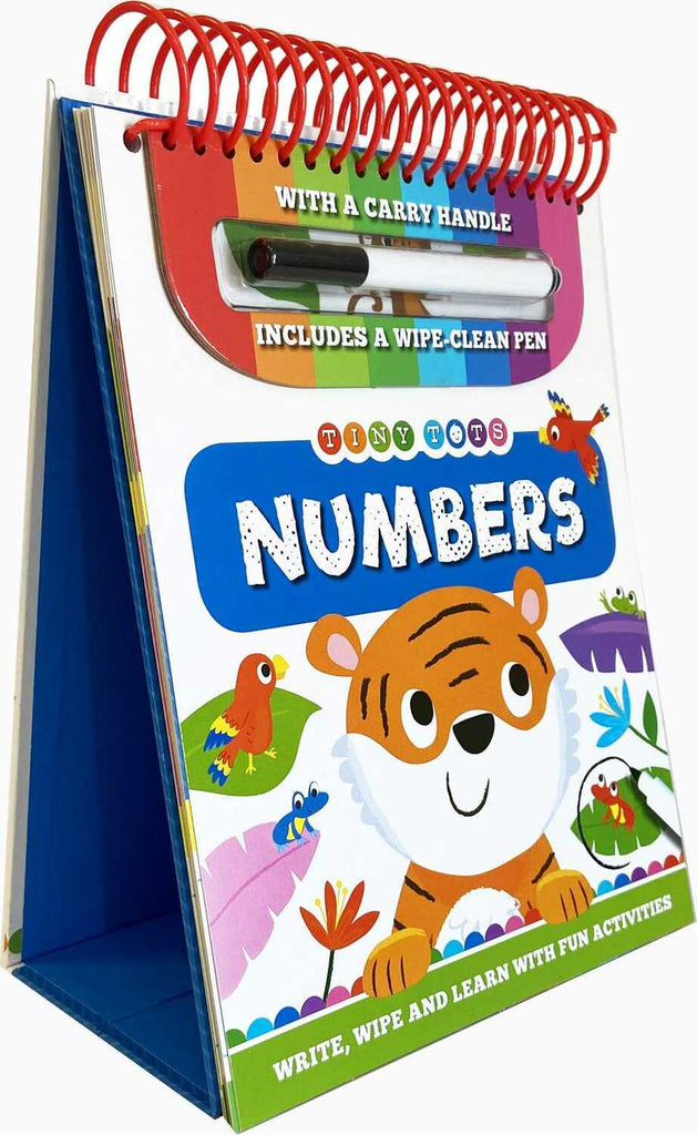 Tiny Tots Numbers: Wipe Clean Book with Carry Handle and Easel