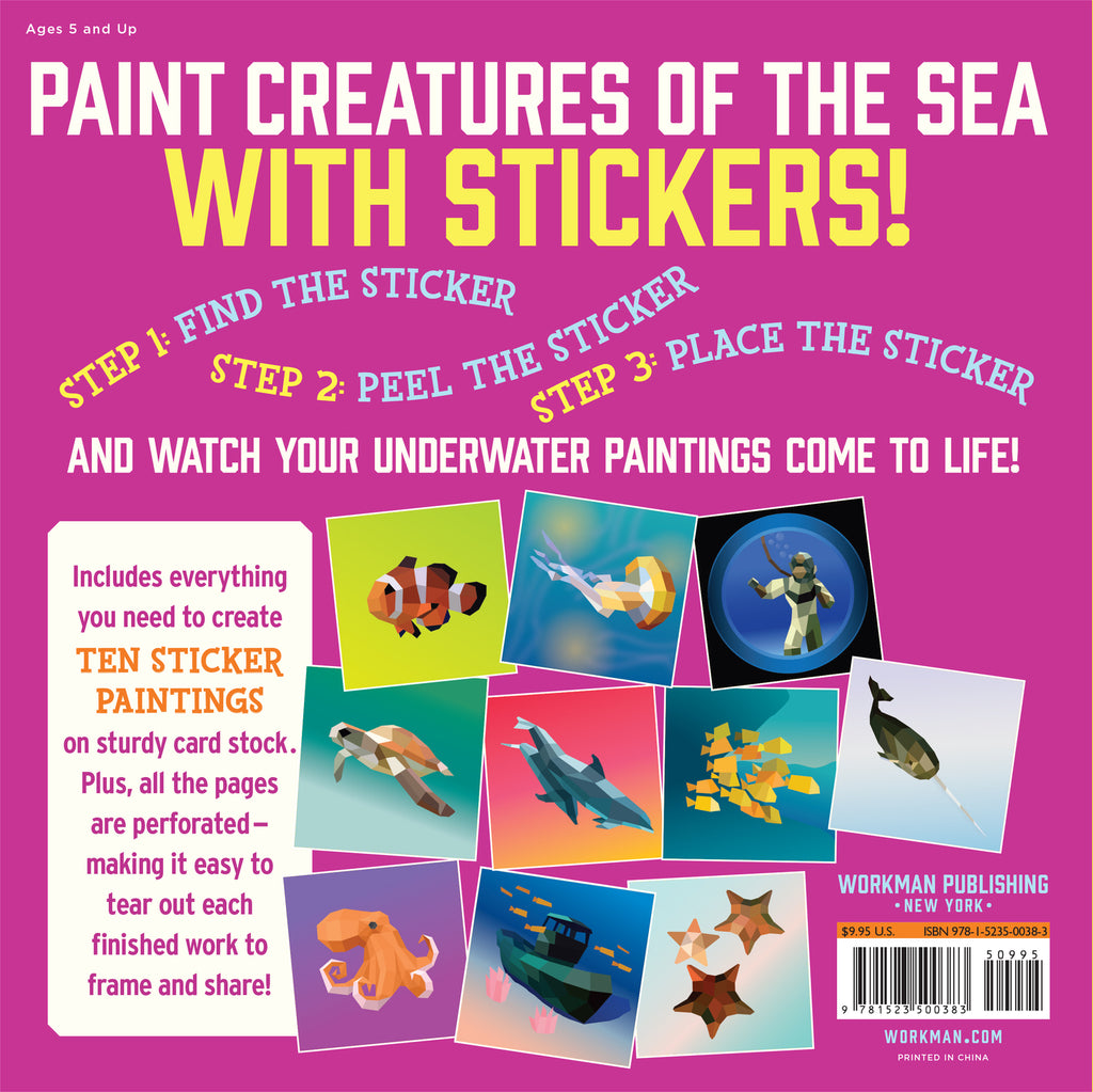 Paint by Sticker Kids: Beautiful Bugs: Create 10 Pictures One Sticker at a Time! (Kids Activity Book, Sticker Art, No Mess Activity, Keep Kids Busy)