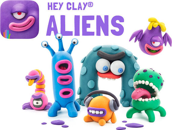 Hey Clay - Aliens- 15 Can Modeling Air-Dry Clay