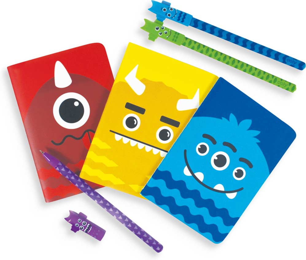 Mini Pocket Pal Journals - Monster (Set of 8)