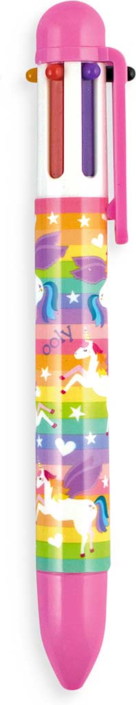 Unique Unicorns 6 Click Multi Color Pen