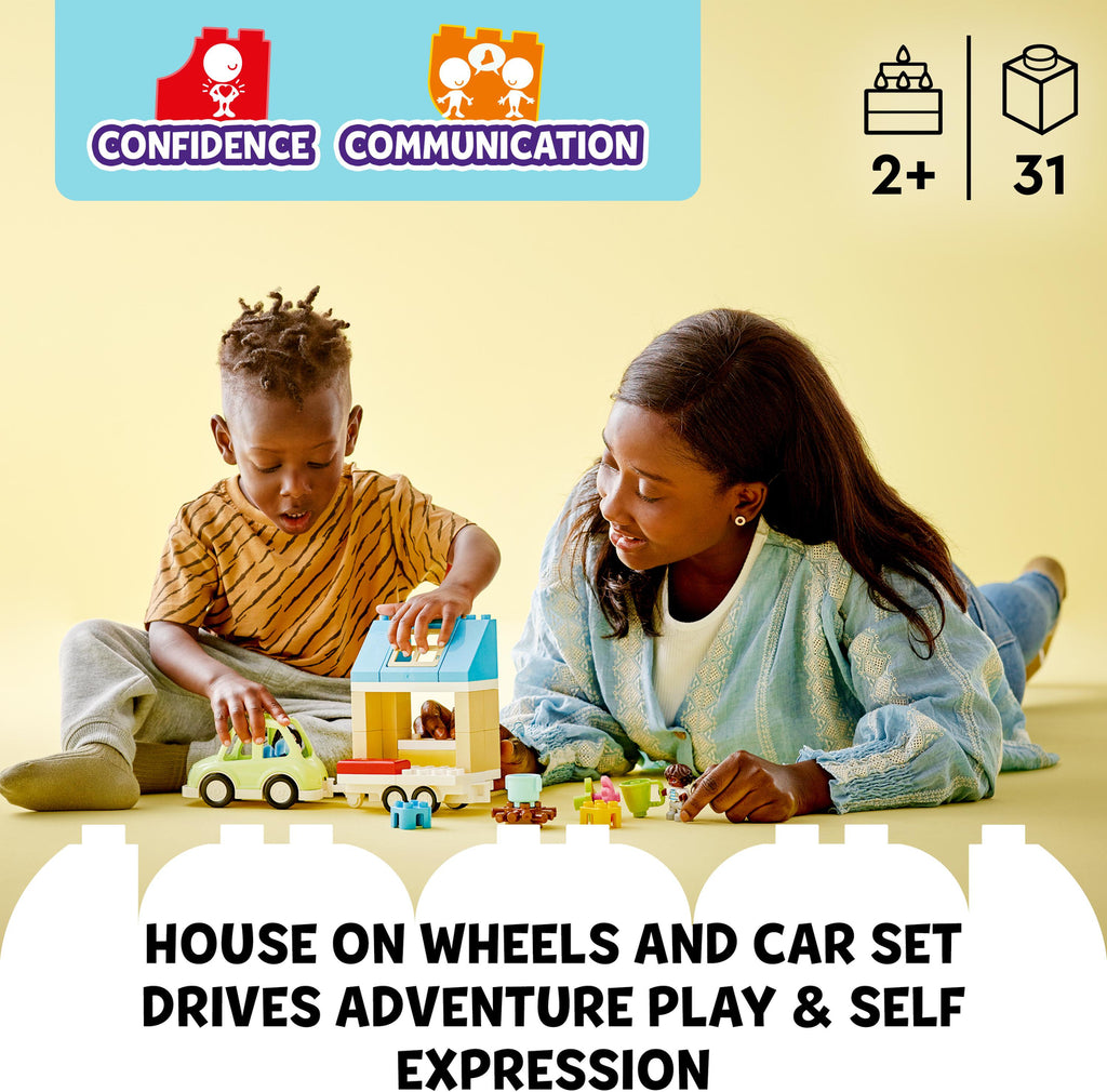LEGO® DUPLO: Town Family House on Wheels