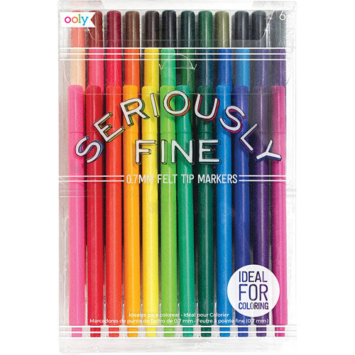 Seriously Fine Felt Tip Markers